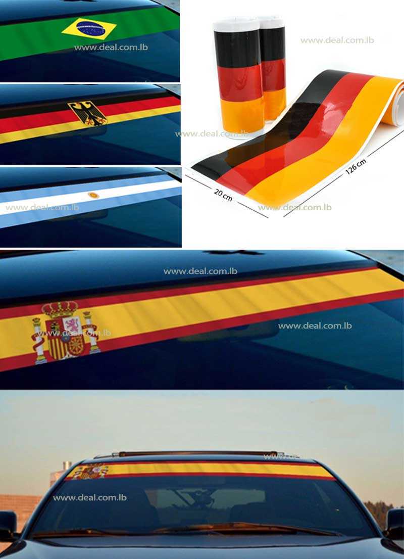 Car Sunshade Sticker 126*20cm