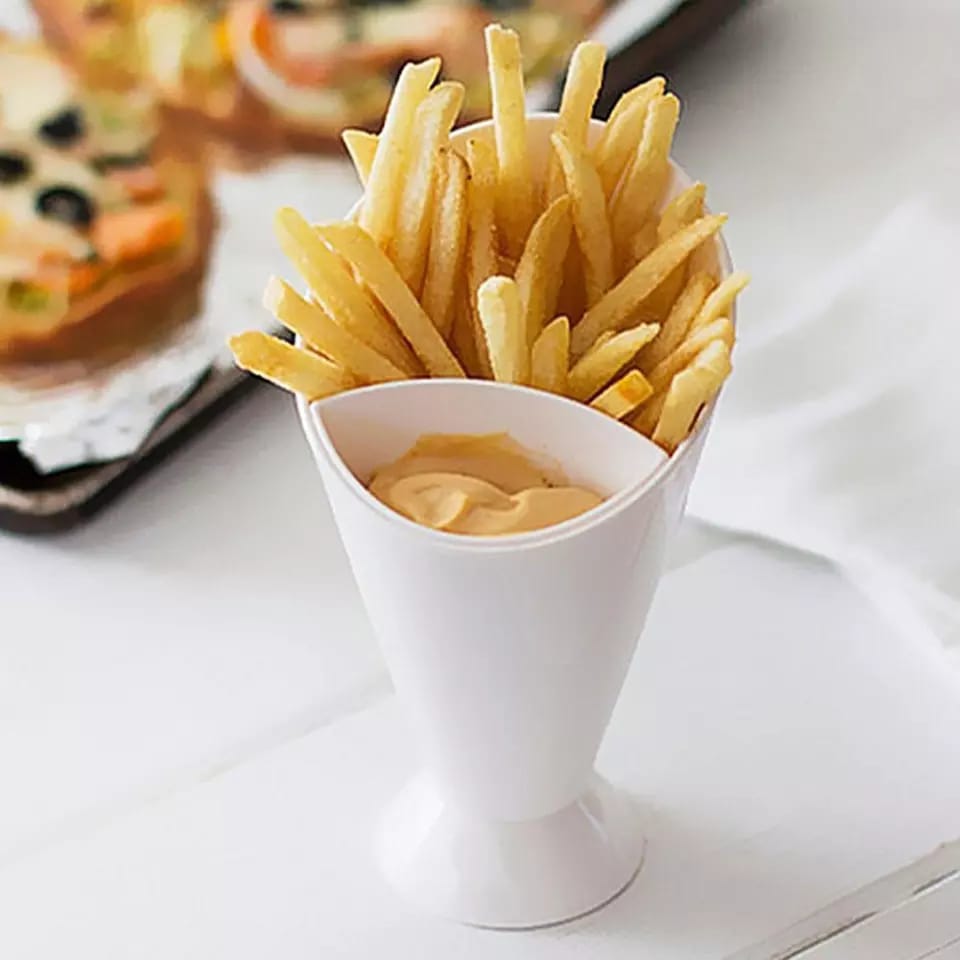 Ceramic+French+Fries+Holder+19cm