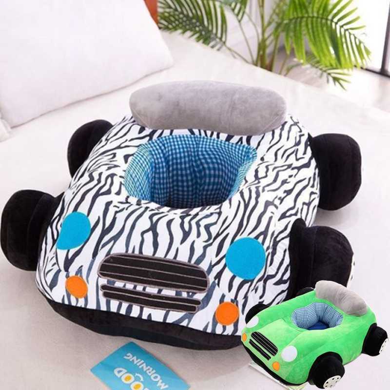 Cute Car Baby Sofa Support Seat Plush Infant Learning