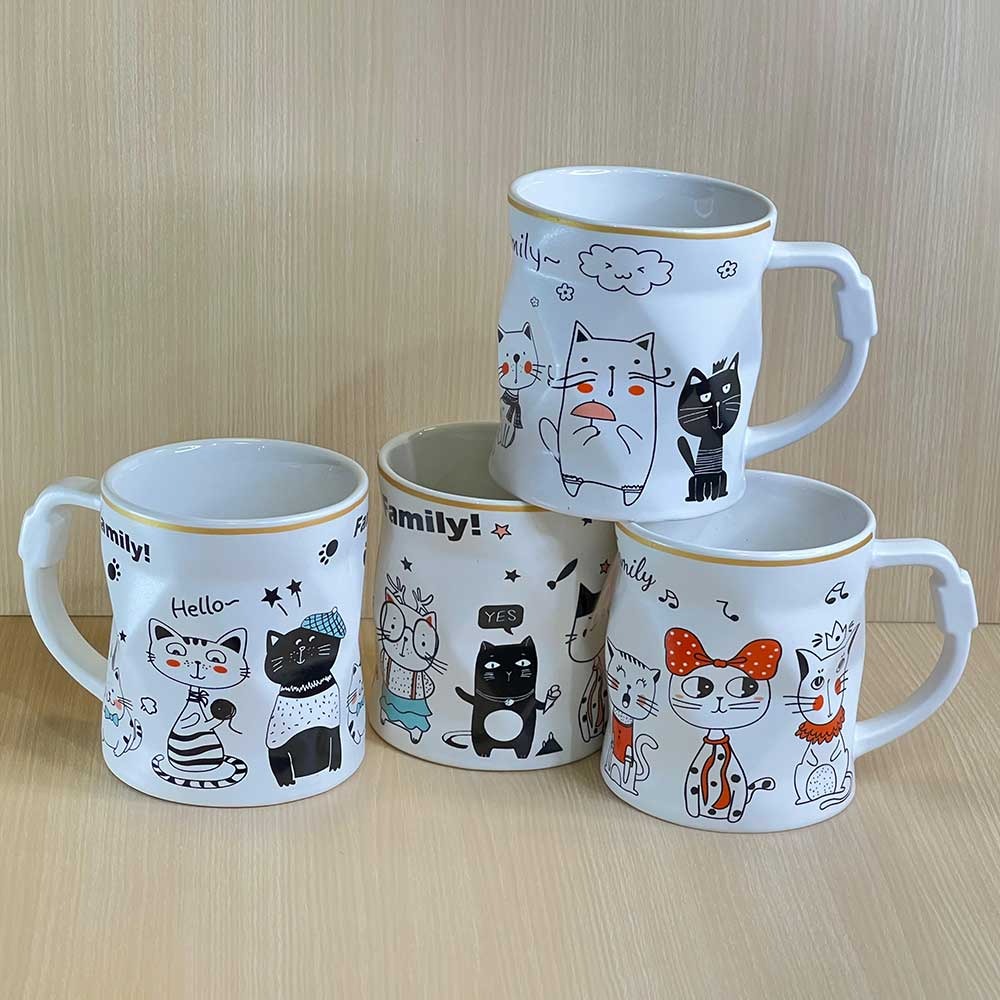Cute Cat-Themed Ceramic Mug – 1 Funny Family-Inspired Cups – Microwave & Dishwasher Safe