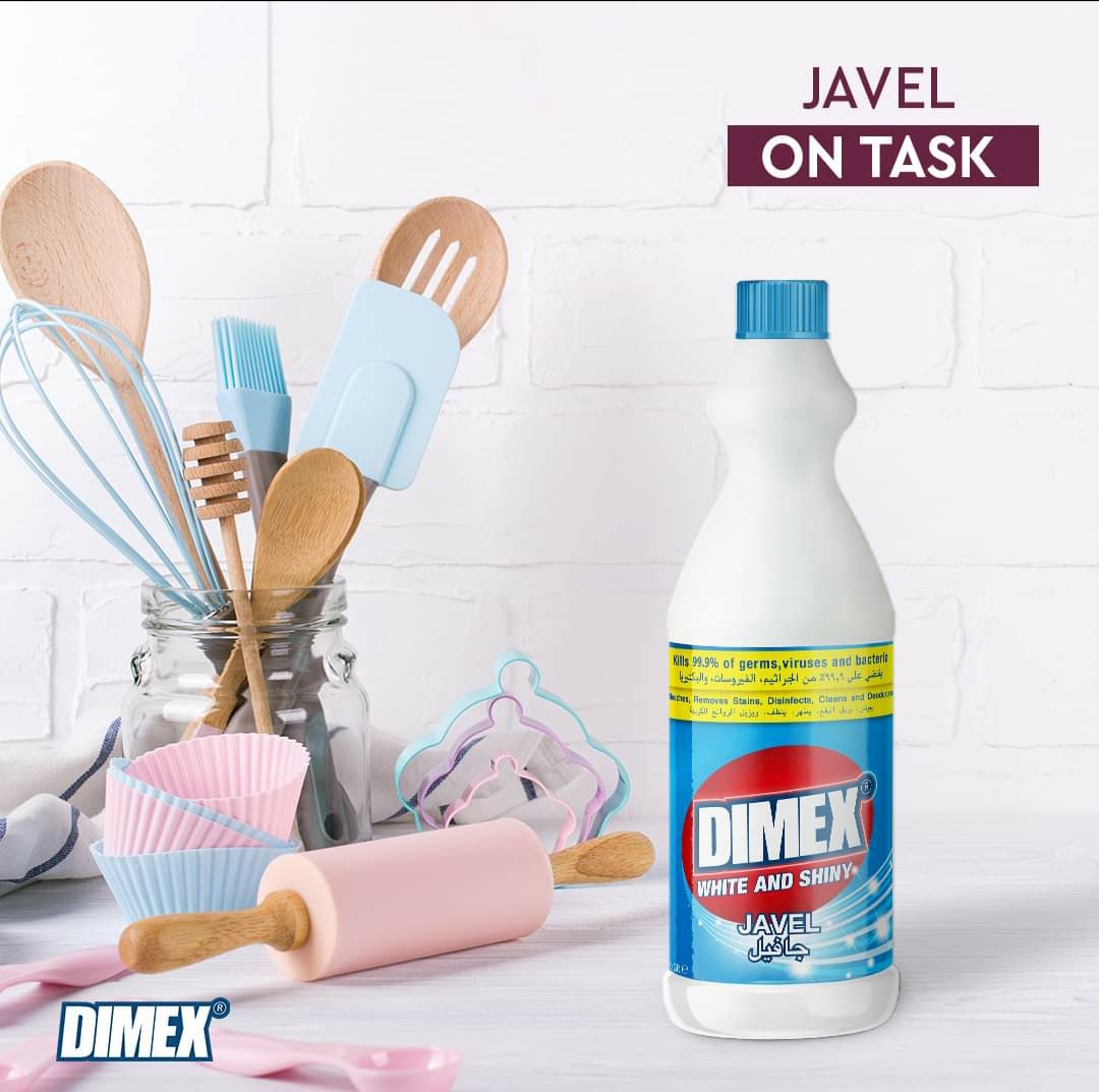 DIMEX WHITE AND SHINY JAVEL 1000ml