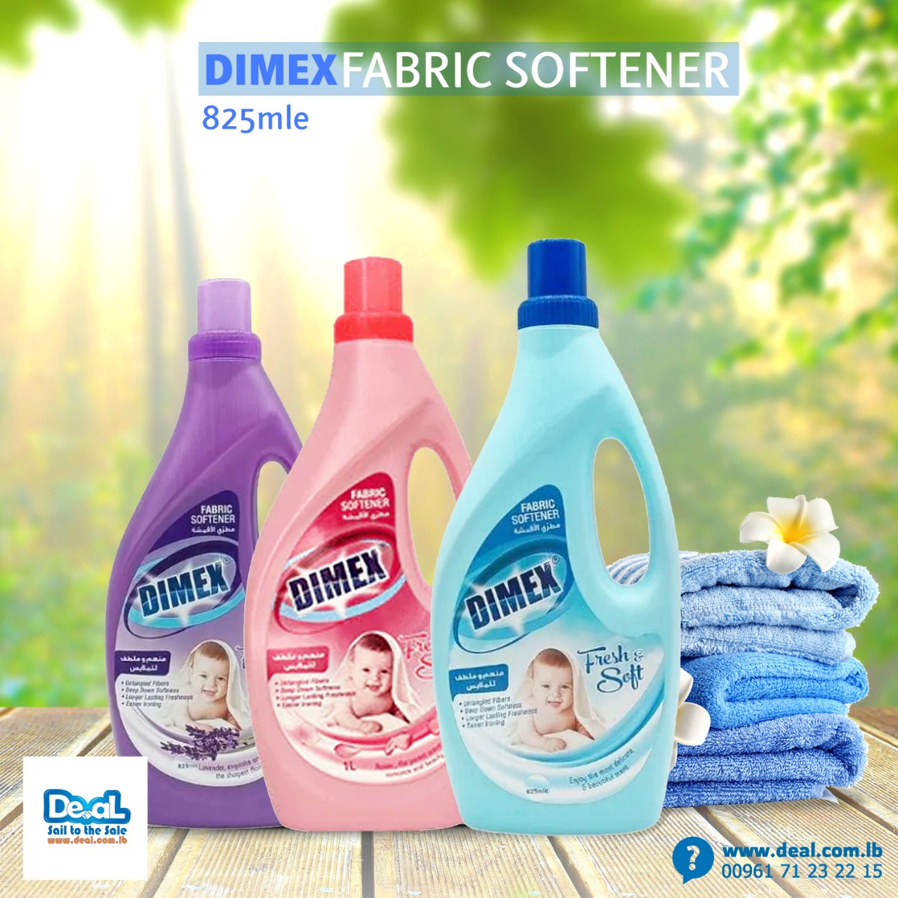 Dimex Fabric Softener 825ml