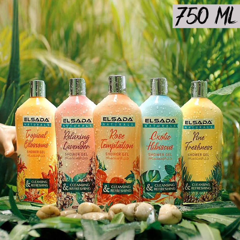 ELSADA NATURALS SHOWER GEL 750 ML