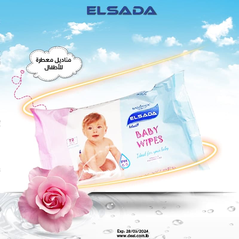 ELSADA+baby+wipes+Gentle+Cleansing+Wipes