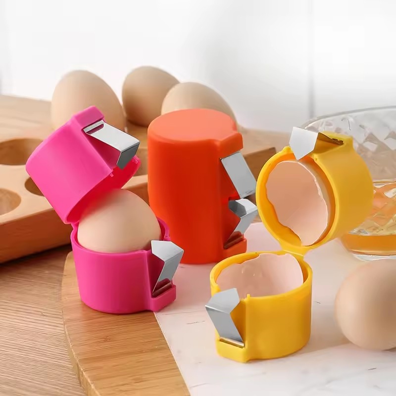 Egg Opener Handheld Egg Shell Cutter Tool, Multifunctional Egg Cutter Egg Cracker And Separator for Cooking Camping Kitchen Gadgets