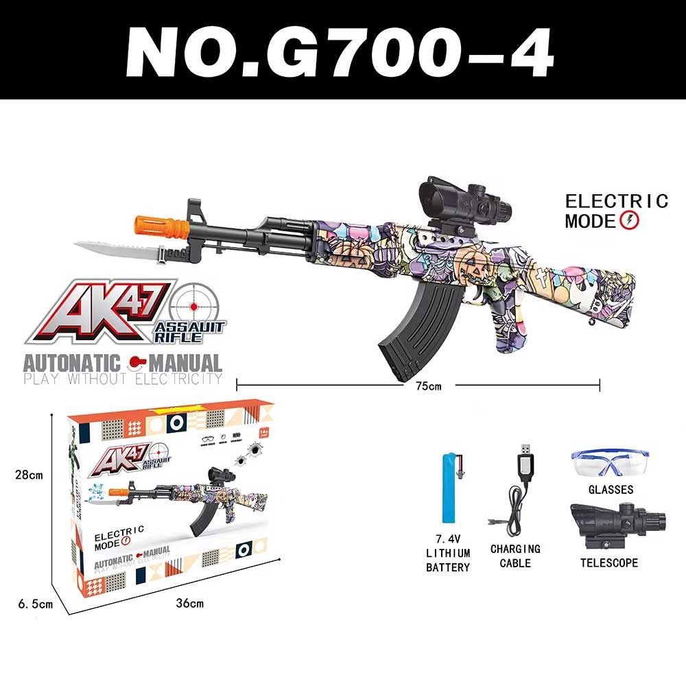 Electric+AK47+Toy+Assault+Rifle++Rechargeable+Water+Gel+Blaster