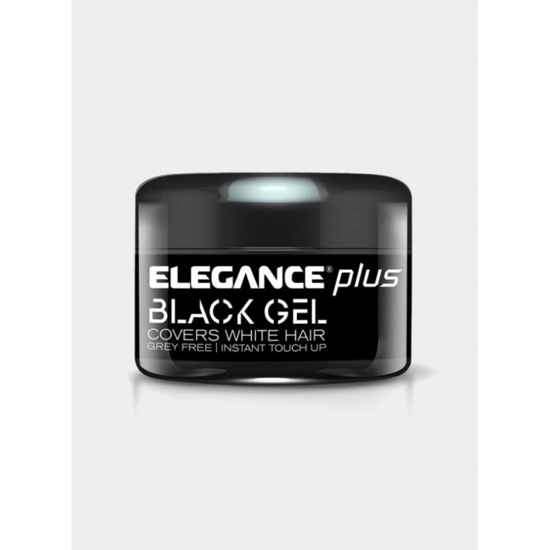 Elegance Plus Black Gel Covers White Hair  100ml