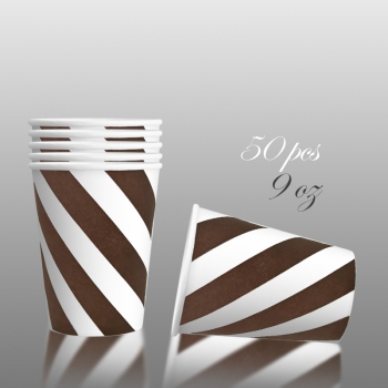 Elsada 50 pcs  Paper Cups Disposable Life Coffee