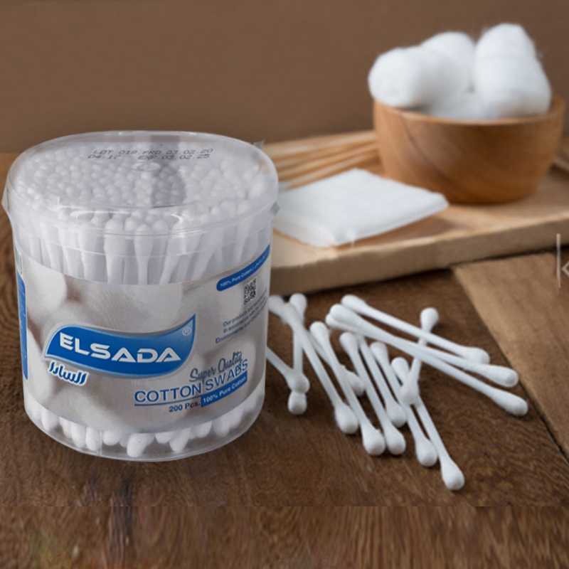 Elsada+cotton+swab+200+PCS