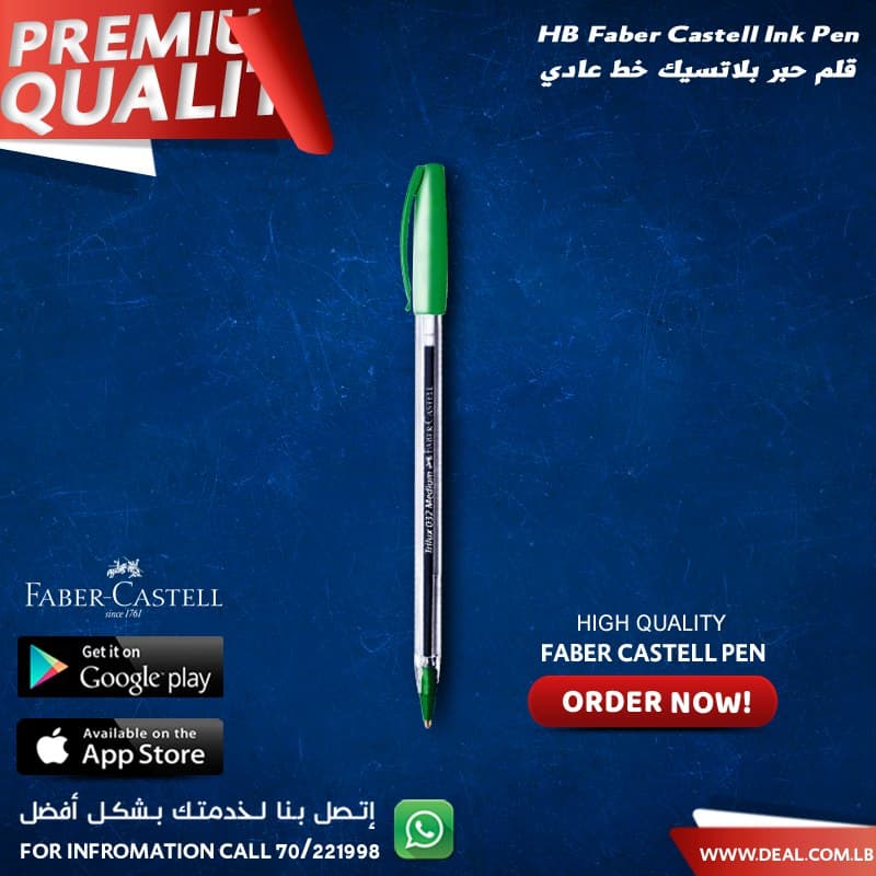 Faber+Castell+Trilux+Green+Ball+Pen