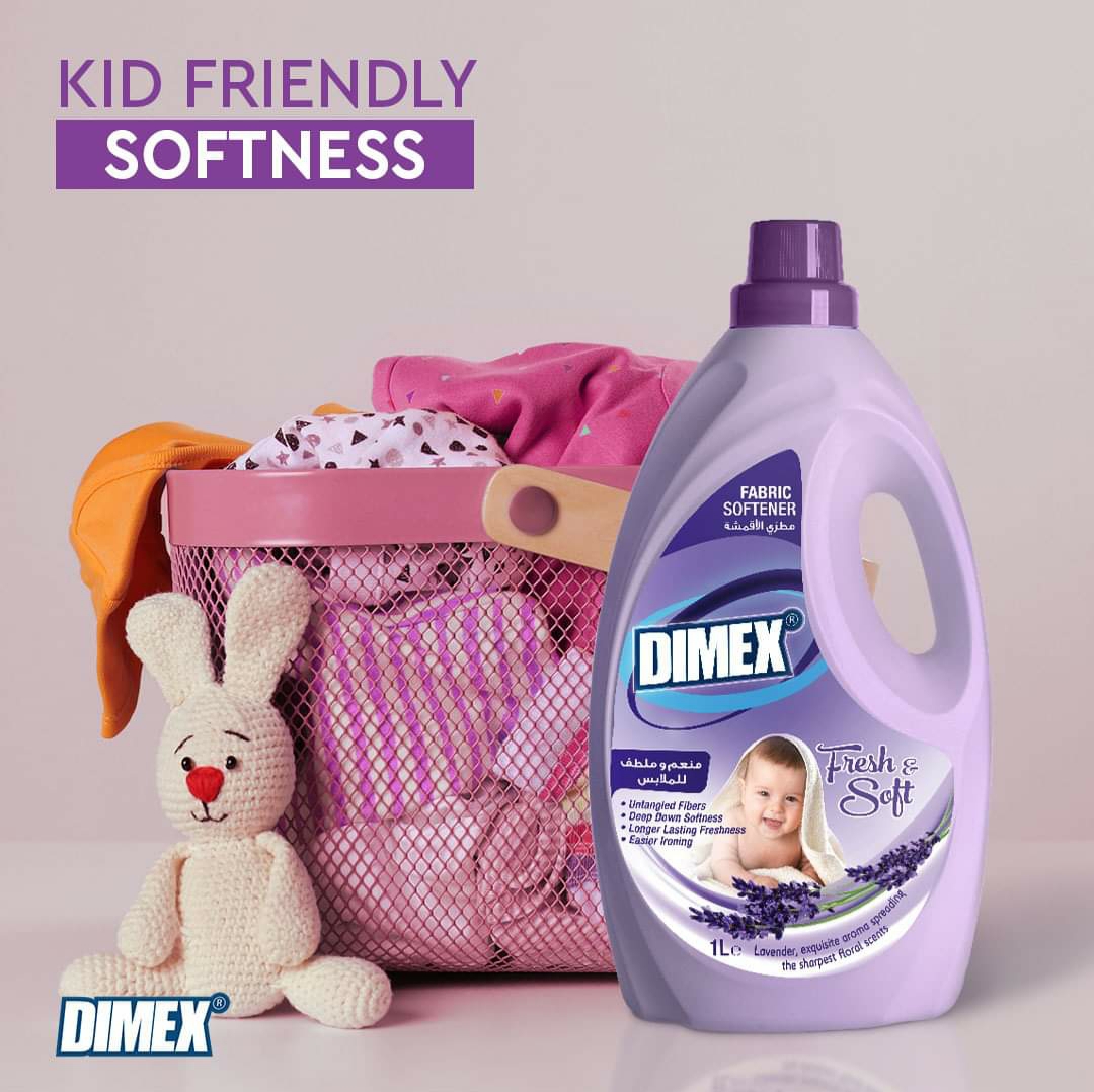 Fabric Softener Dimex 1 Liter Lavender Fresh And Soft