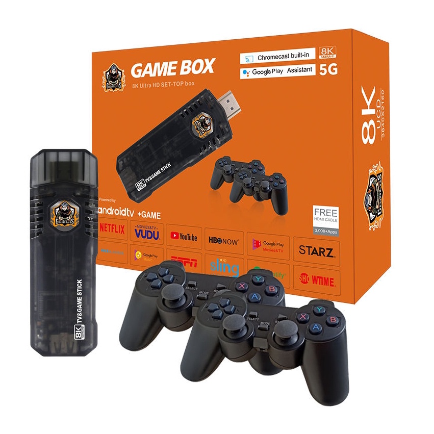 Game Box & TvBox 2 in 1 5G 8K Ultra HD Set-top box GB-5G8K