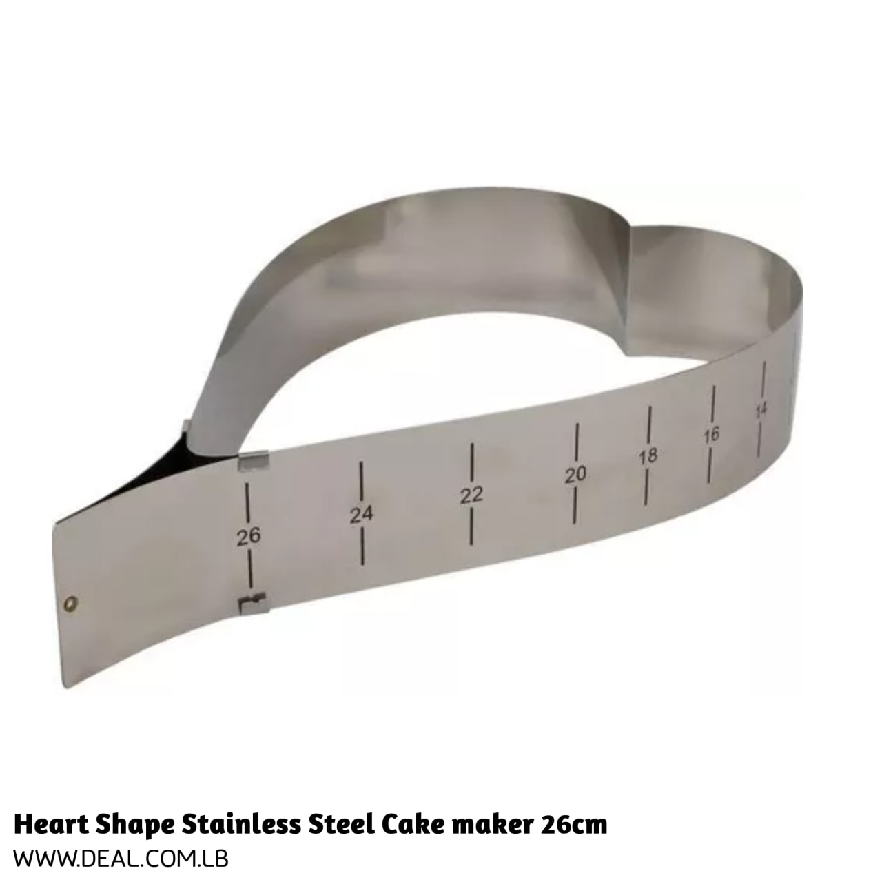 Heart Shape Stainless Steel Cake maker 26cm