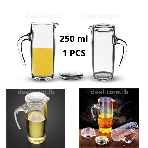 High+Quality+Acrylic+Transparent+Olive+Oil+Jug+250ml