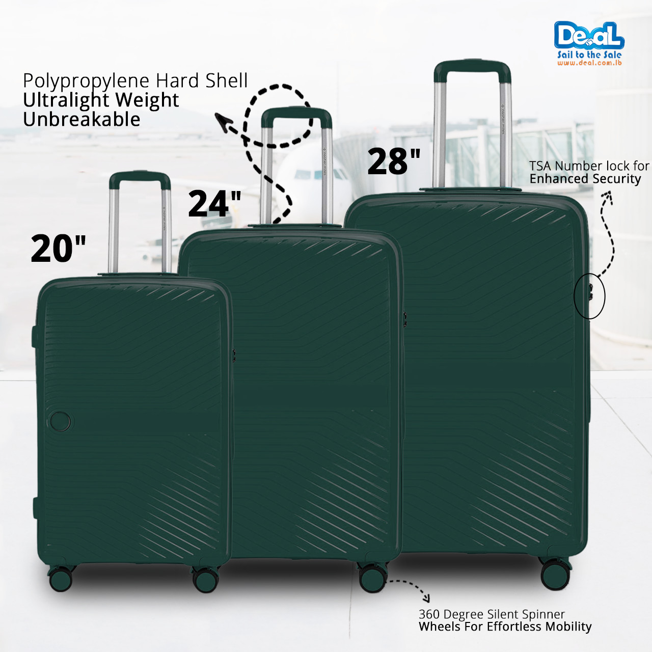 High+Quality+Petroleum+Color+Luggage+Set+of+3pcs+20inch+24inch+28inch