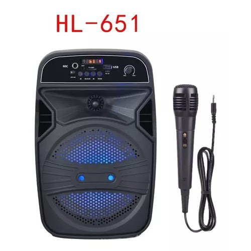 Hl-651 Super Bass Wireless Speaker 6.5Inch