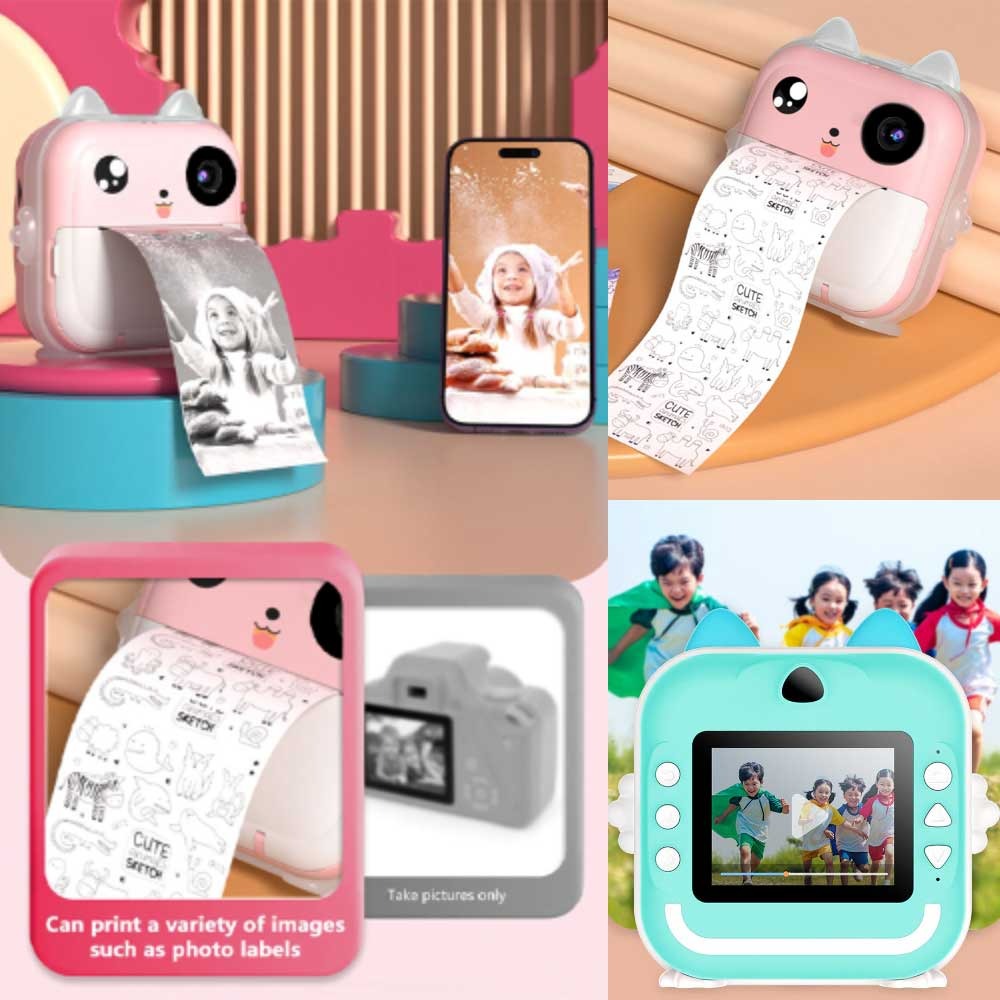 Instant Camera Print Camera,Children Print Camera