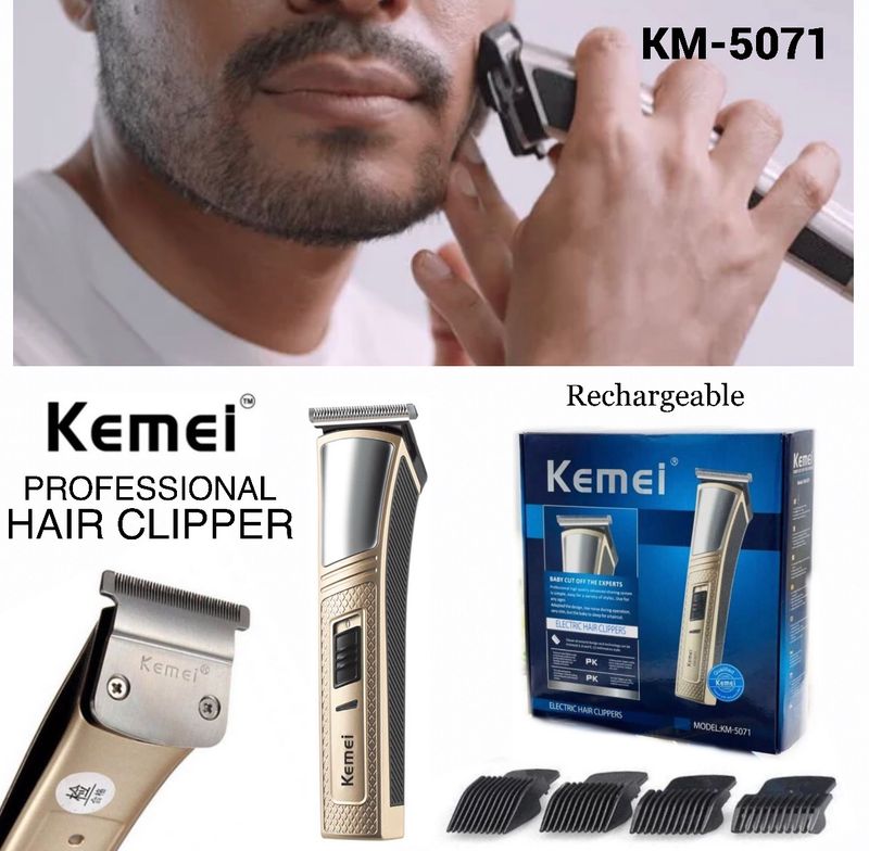 Kemei KM-5071 Professional Trimmer  ماكينة كيمي KM-5071 (حلاقة صامتة واحترافية)