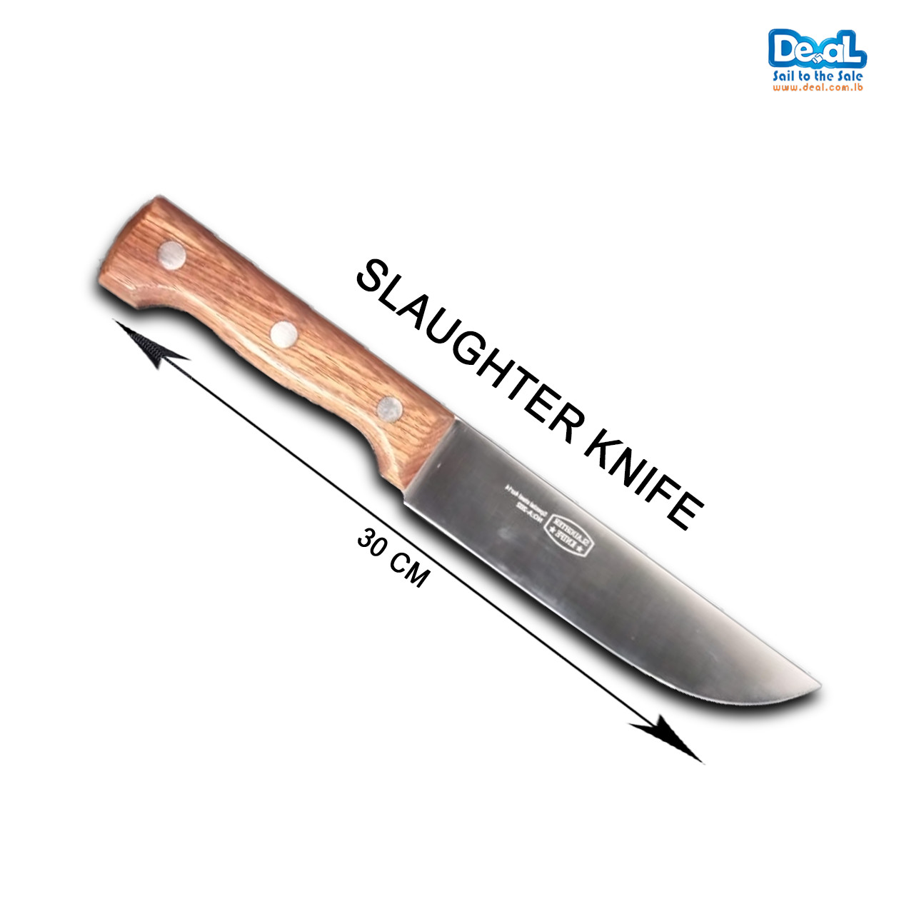 Stainless Steel Slaughter Knife Western Style Boning Butcher Knives Kill Cattle Sheep Knife Cleaver Knife 202