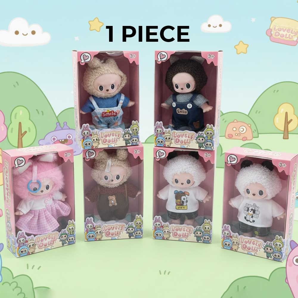 LABUBU Plush Cute Mini Clothes,Labubu Doll Clothes,Soft Outfit,Lovely Doll 17cm
