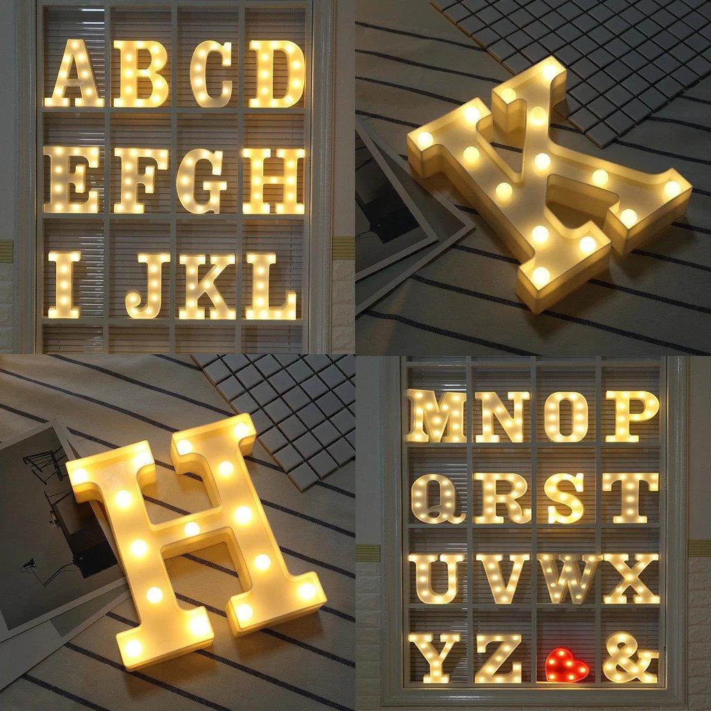 Letters+Lights+LED+Light+Up+White+Warm+Marquee+Standing