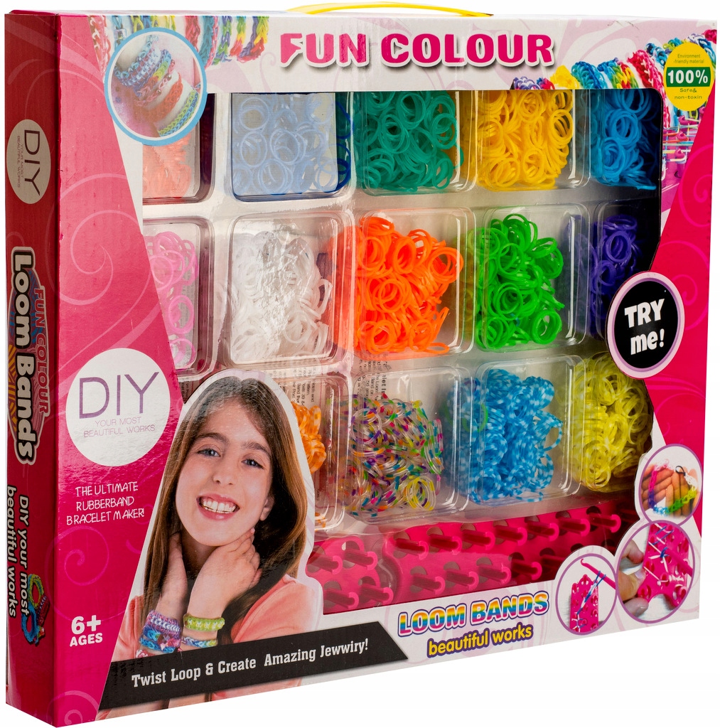 Loom+Bands+Beautiful+Works+Fun+Colors