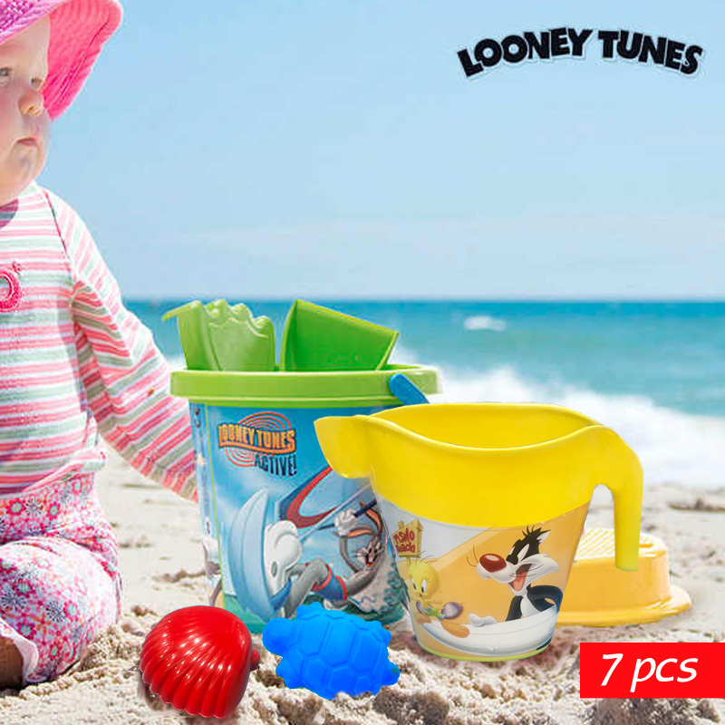 Looney+Tunes+Beach+Game+with+Ball+7+pieces