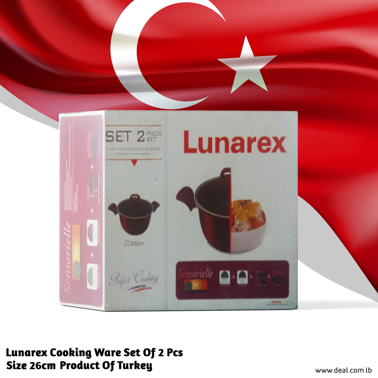 Lunarex Cooking Ware Set Of 2 Pcs