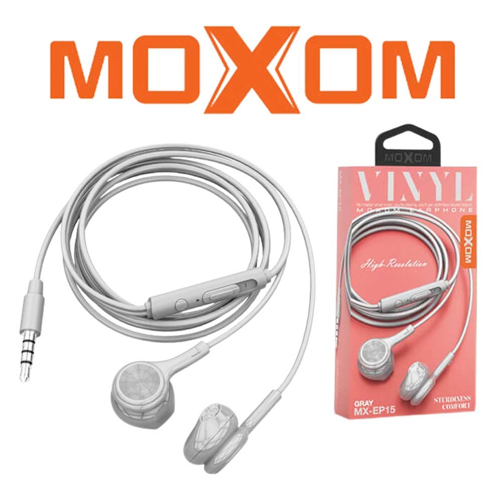 MX-EP15 Moxom Earphones -GREY