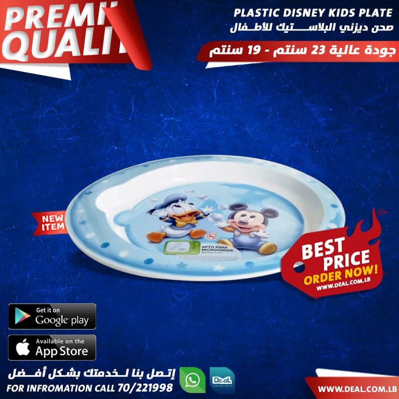 Mickey And Donald Duck Micro Plate Disney