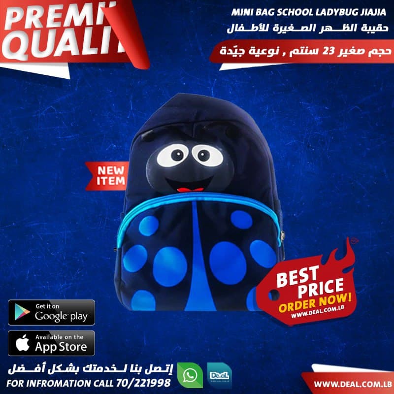 Mini Bag School Ladybug jiajia