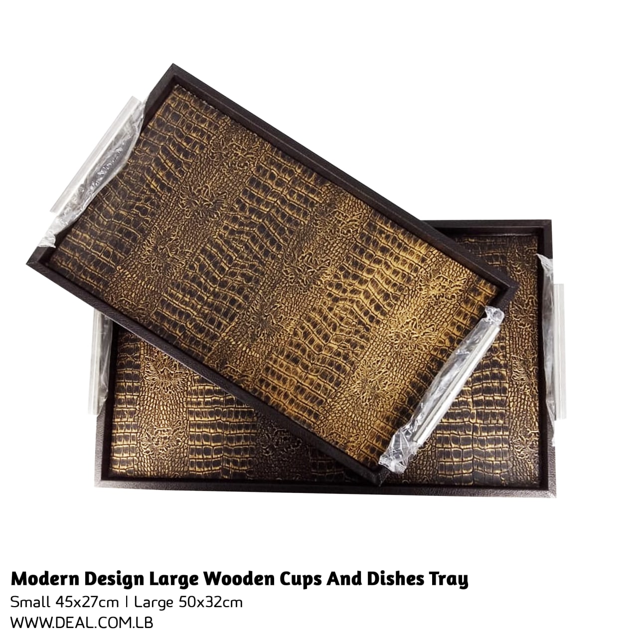 Modern Design Large Wooden  Tray