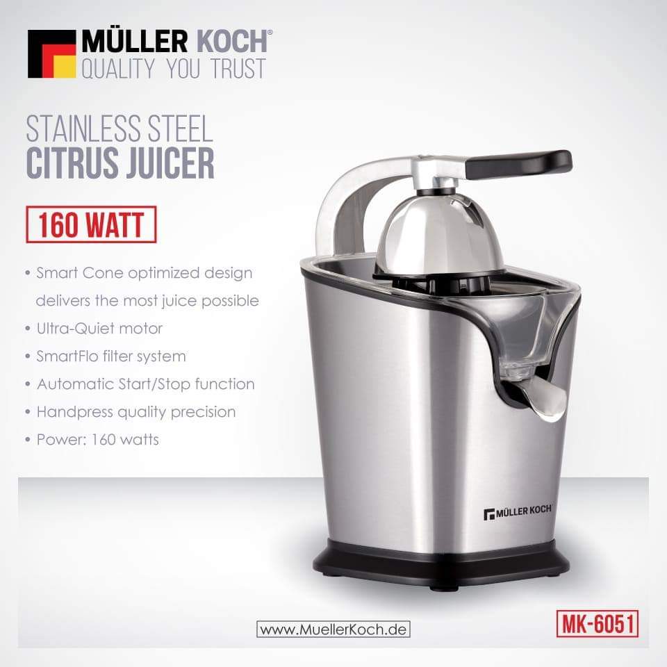 Muller Koch Citrus Juicer Pro with Handle 160W