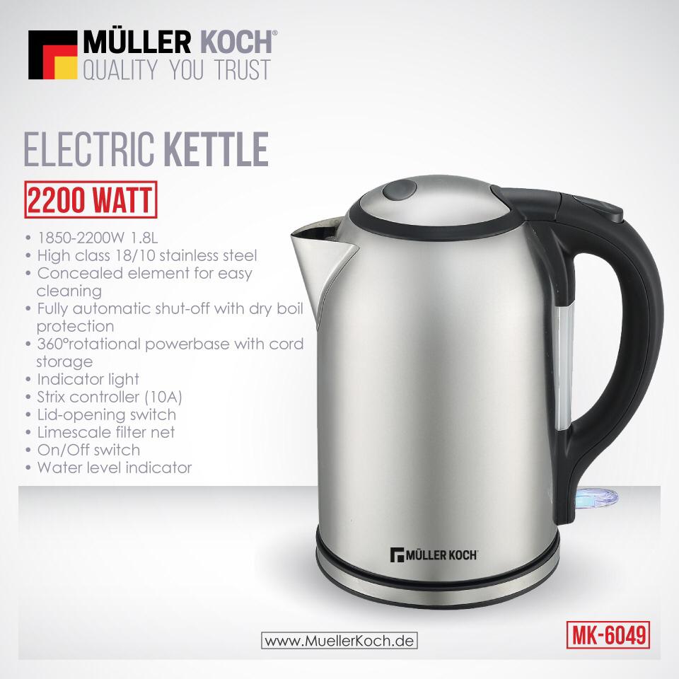 Muller Koch ELECTRIC KETTLE 2200 WATT