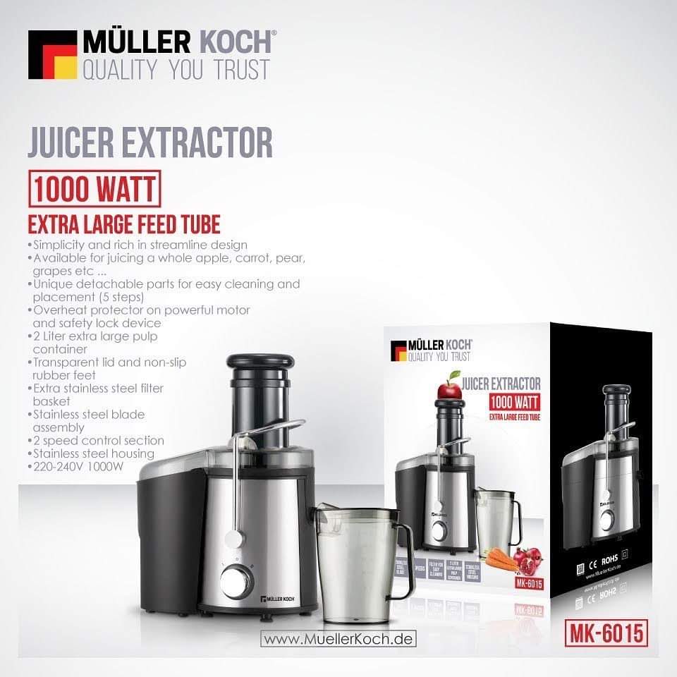 Muller Koch Juicer Extractor 1000 WATT SS