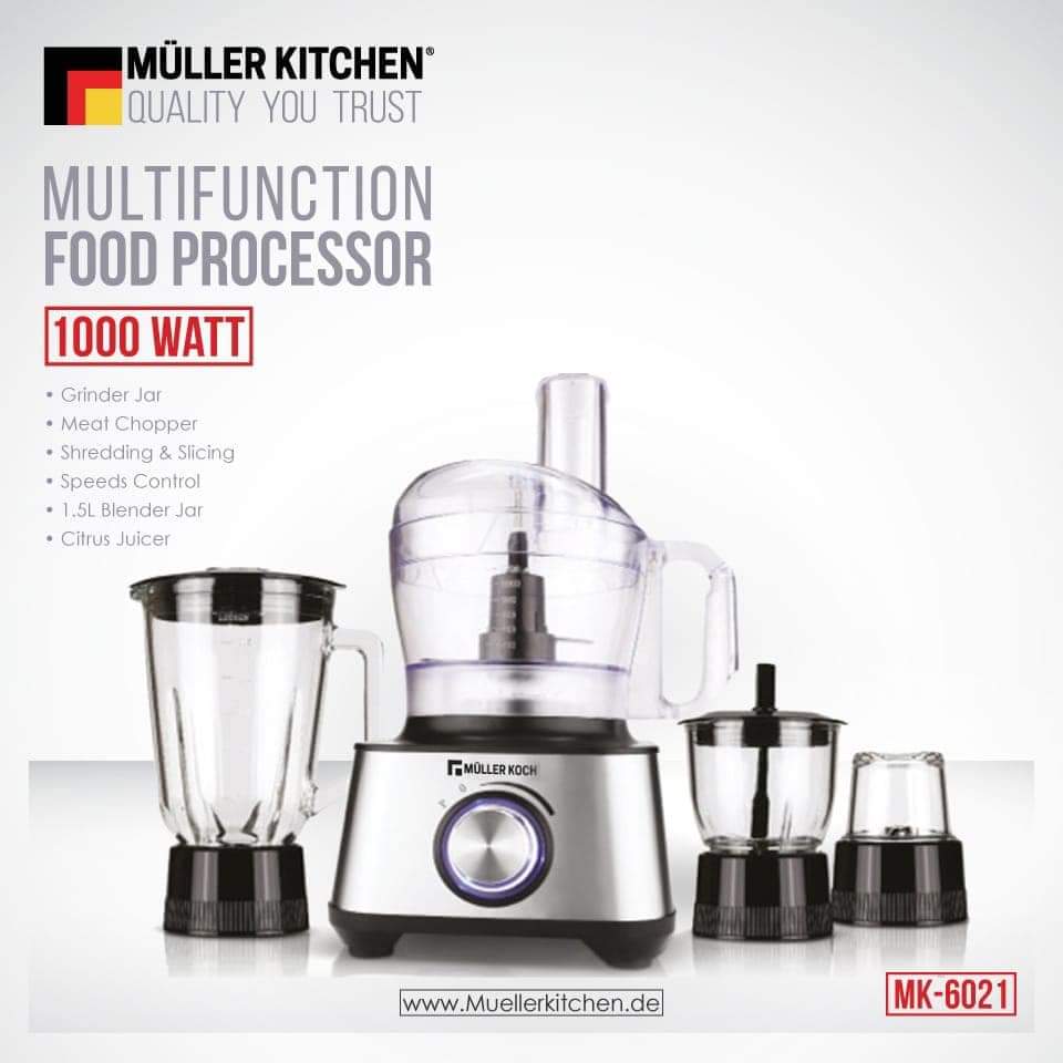Muller Koch Multi Function Food Processor 1000 Watt