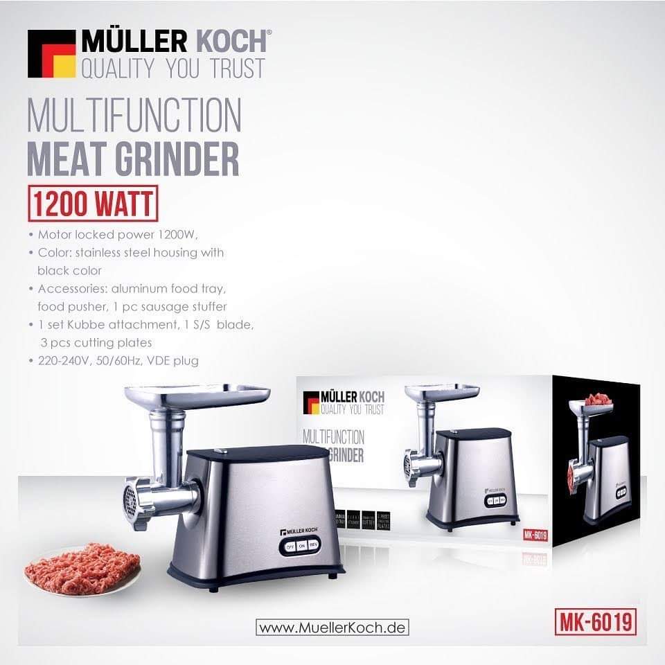 Muller+Koch+Multi+Function+Meat+Grinder+1200+WATT+SS