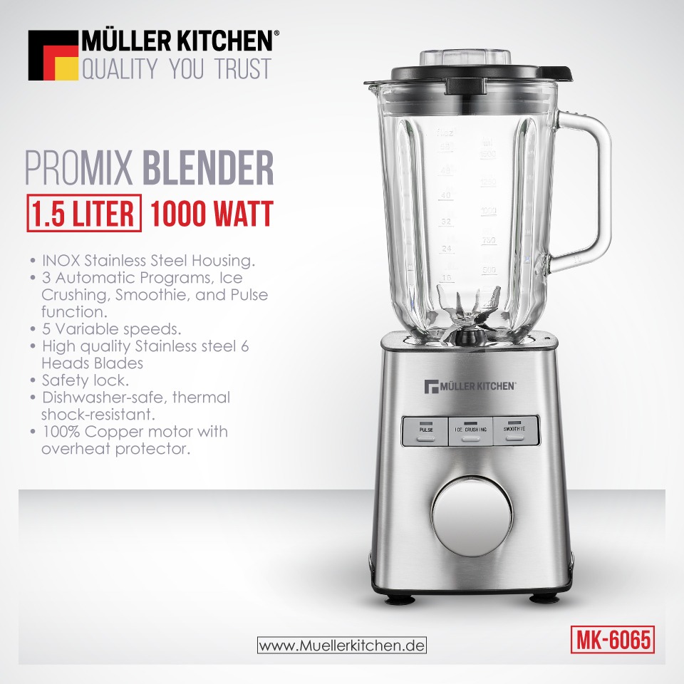 Muller Kitchen Promix Blender 1000W 1.5Liter