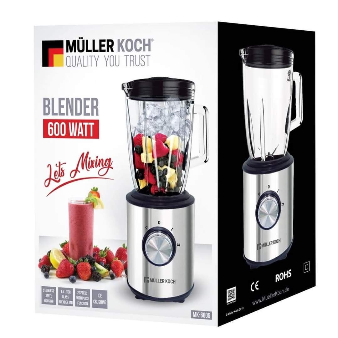 Muller+Koch+Stainless+Steel+Ice+Crusher+%26+Blender+600+W