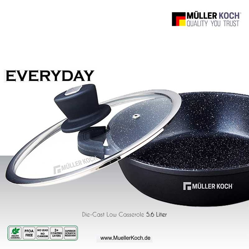 Muller Koch pressure-cast cooking pot 5.6 L