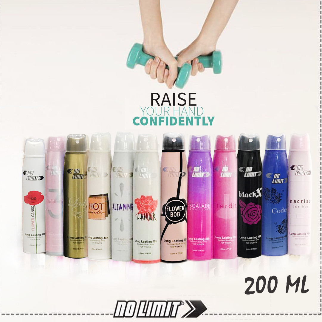 NO LIMIT DEODORANT BODY SPRAY 200 ML