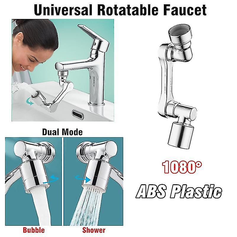 New Universal 1080 Degree Rotation Faucet Splash Head