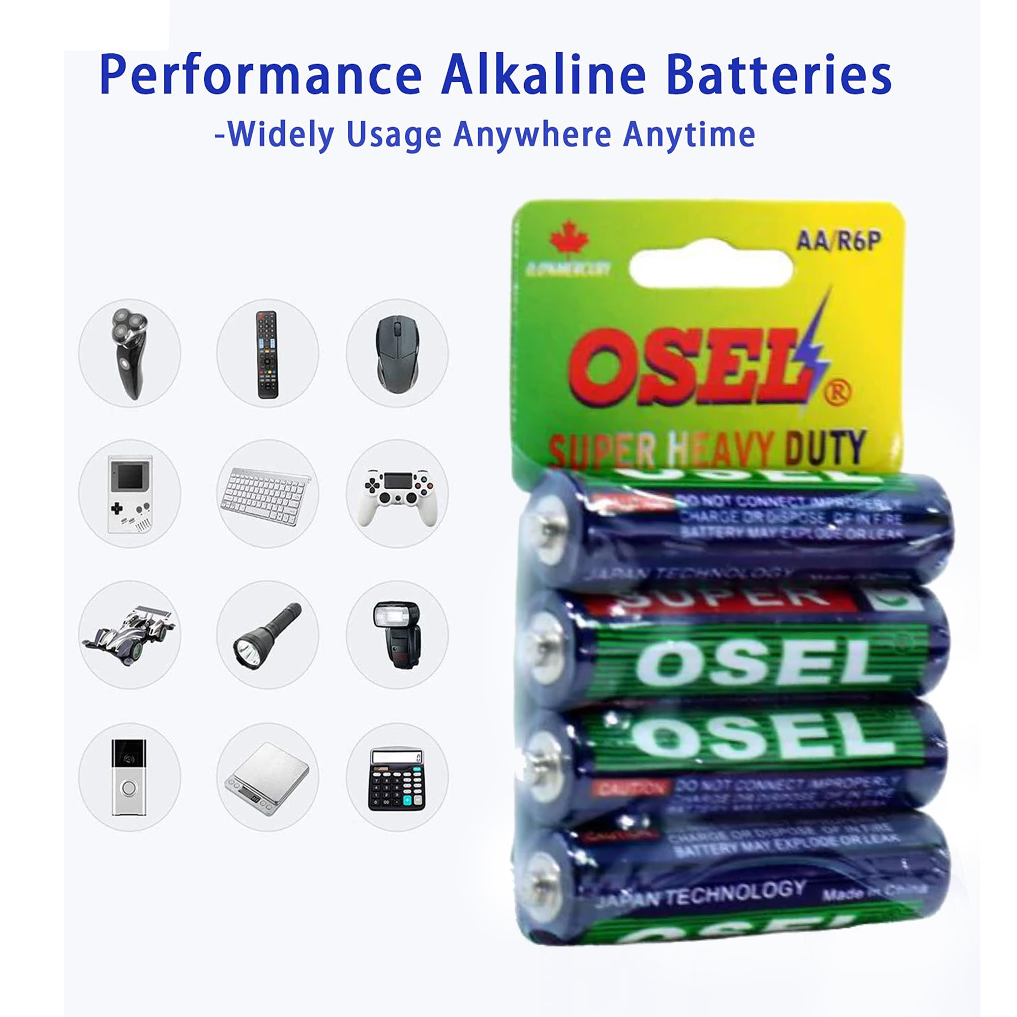 20Pcs Of Battery Osel Super Heavy Duty AA
