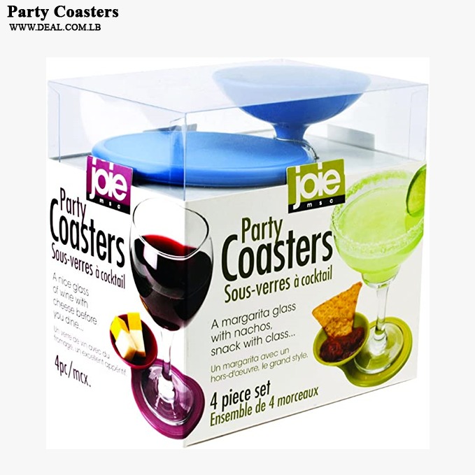 Party+Coasters+4+Pieces+Set