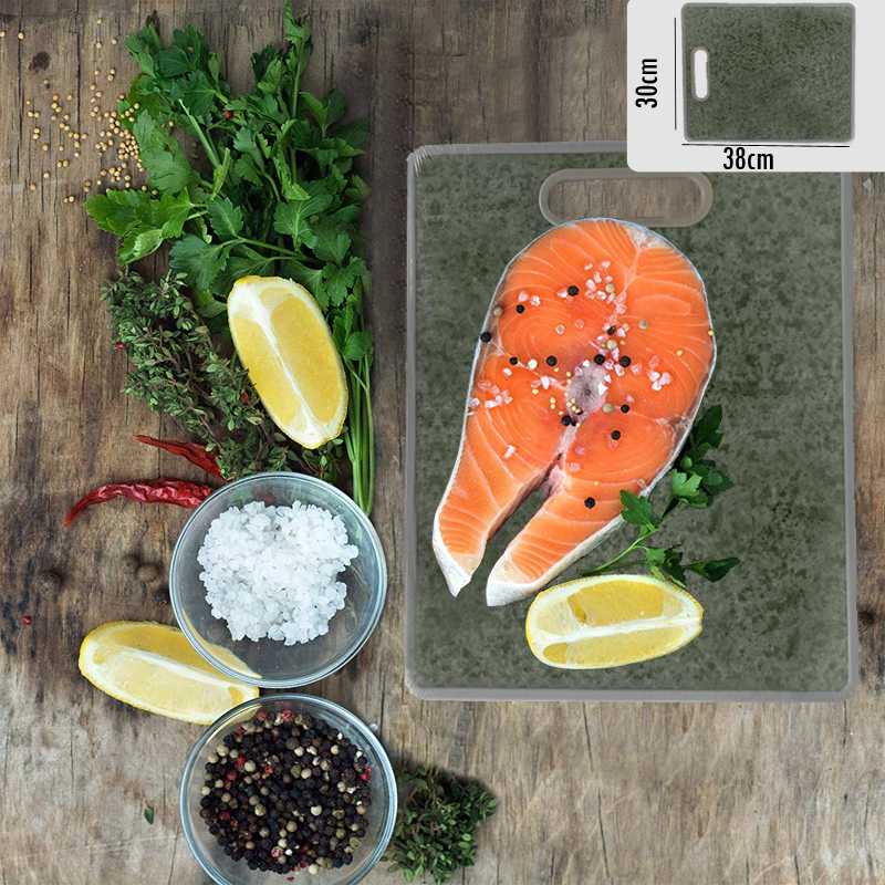 Plastic Cutting Board Kitchen ,Dishwasher Safe, Juice Grooves, Marble