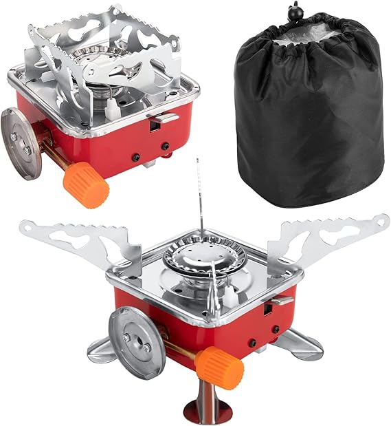 Portable Picnic Camping Butane Gas Stove Outdoor Mini burner Base Collapsible Gas Stove