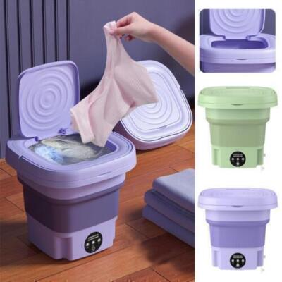 غسالة محمولة 9L – قابلة للطي | Portable Foldable Mini Washer Machine