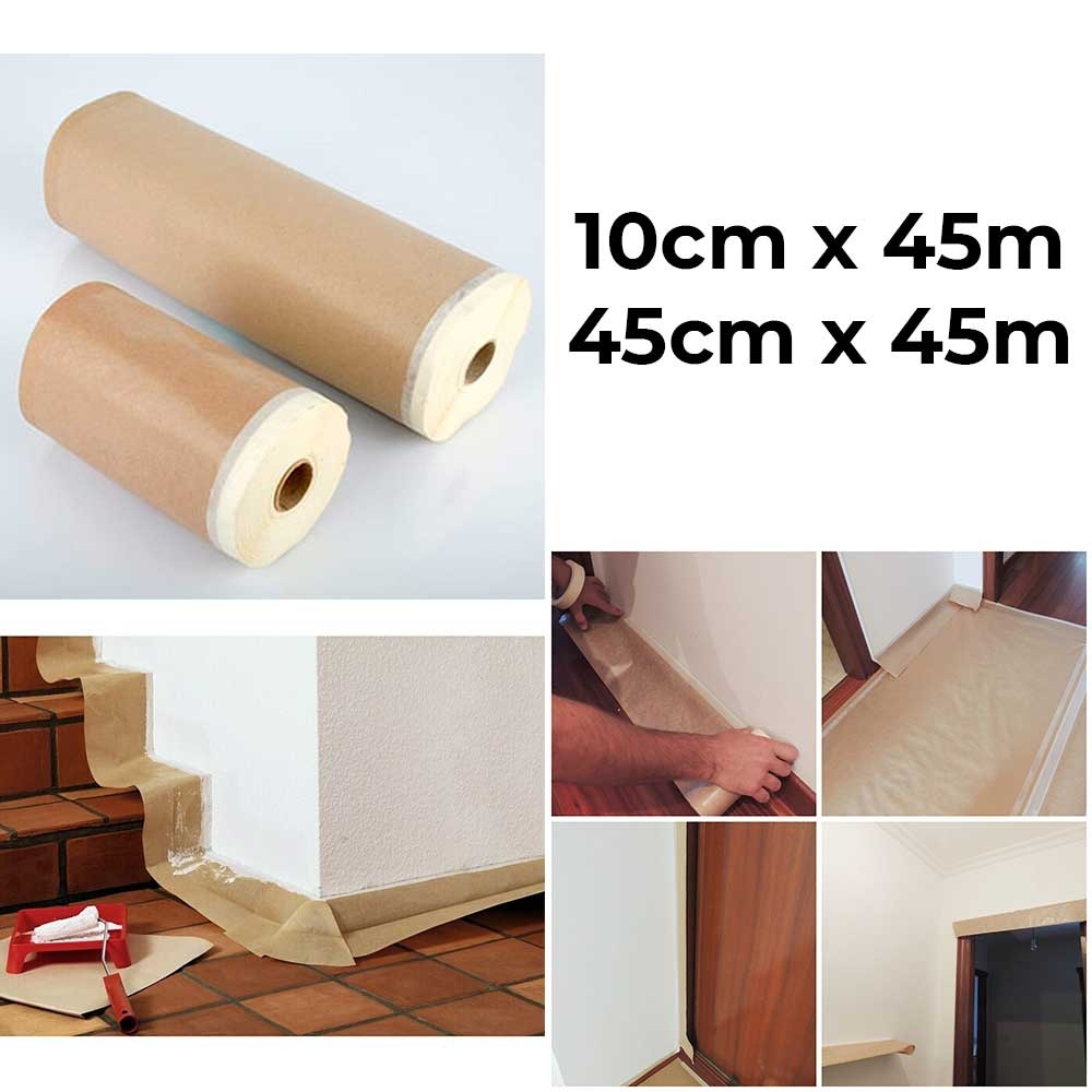 رول حماية للدهان – Kraft Masking Roll for Painting