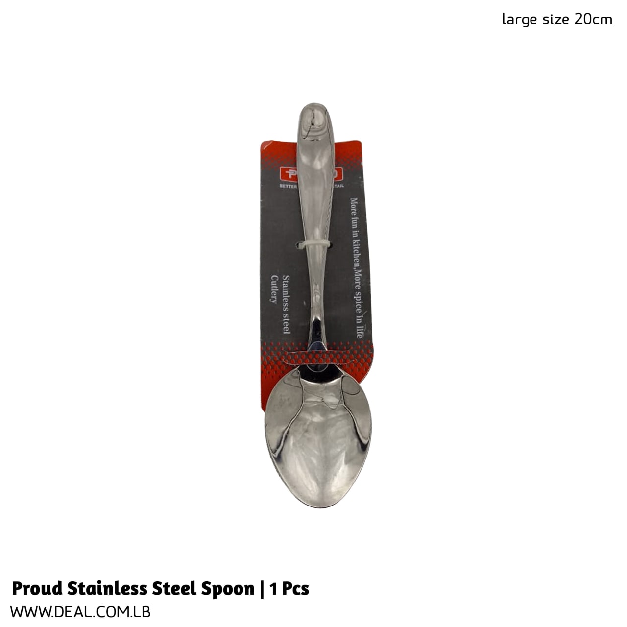 Proud Stainless Steel Spoon  1 Pcs