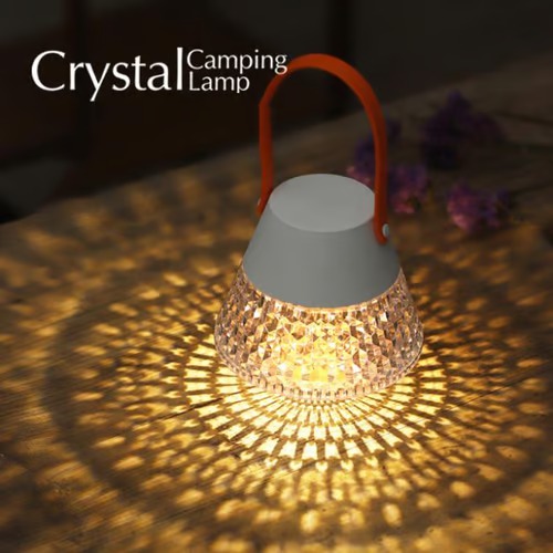 Rechargeable Crystal Camping Lamp